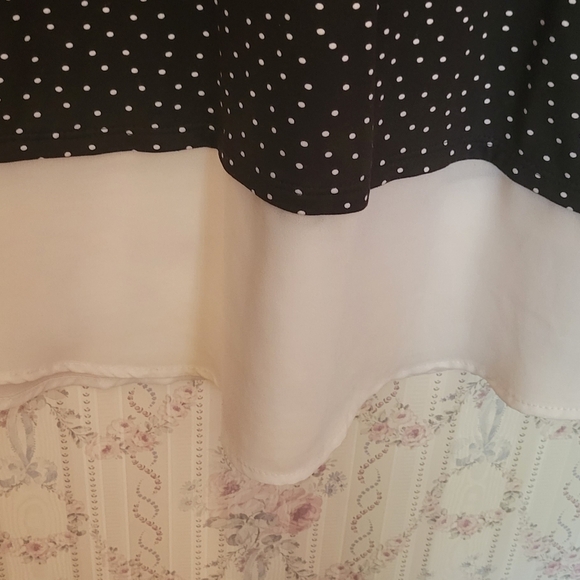 faith and joy 2x Polka-dot Collared Blouse Short Sleeve - Picture 4 of 6